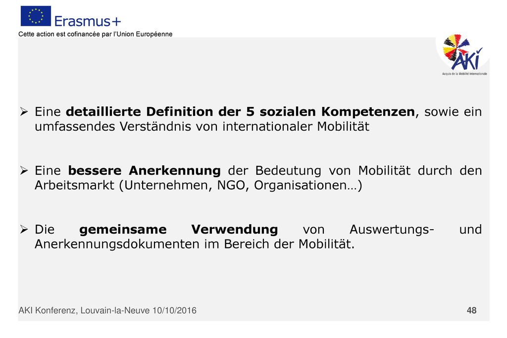 Eine detaillierte Definition der 5 sozialen Kompetenzen, sowie ein umfassendes Verständnis von internationaler Mobilität
