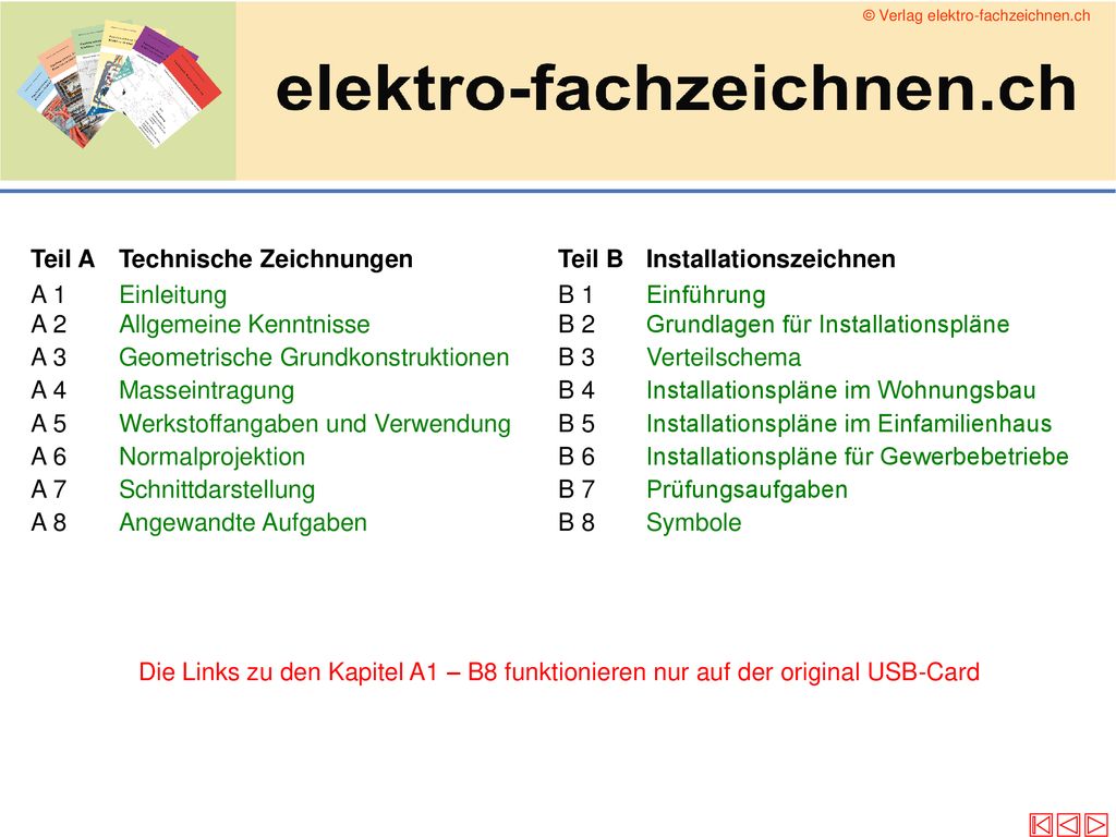 Technische Zeichnungen Einleitung Teil B B 1 Installationszeichnen