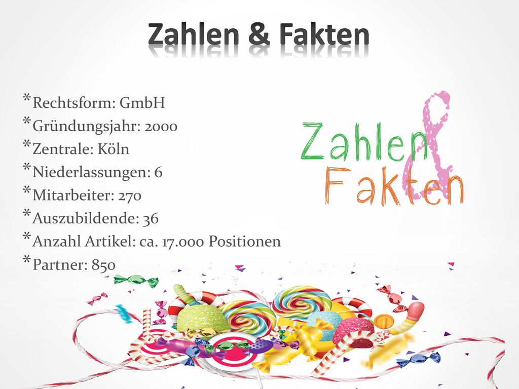 Zahlen & Fakten Rechtsform: GmbH Gründungsjahr: 2000 Zentrale: Köln