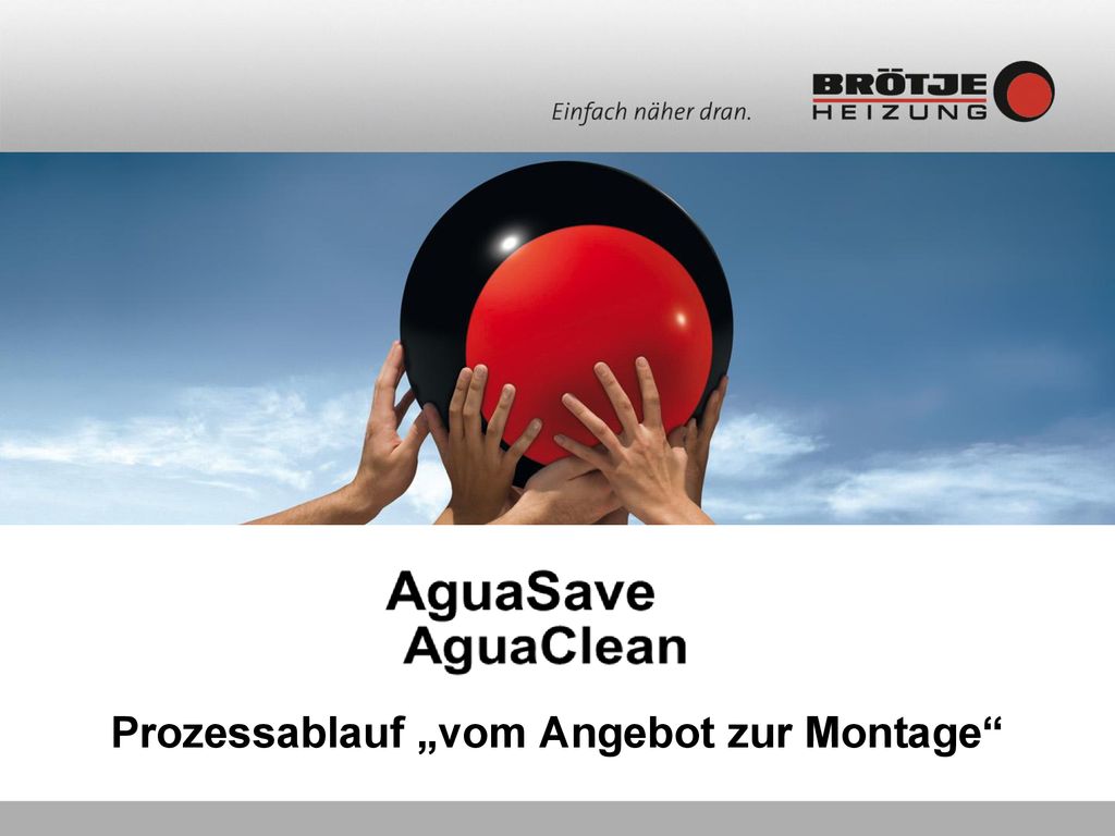 Prozessablauf „vom Angebot zur Montage