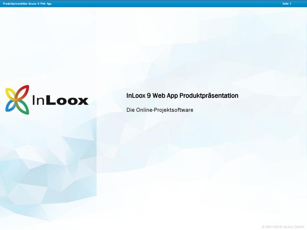 InLoox 9 Web App Produktpräsentation