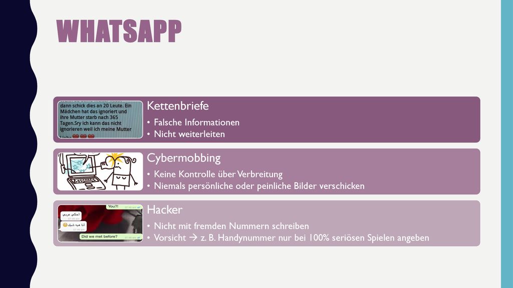 Whatsapp Kettenbriefe Cybermobbing Hacker Falsche Informationen