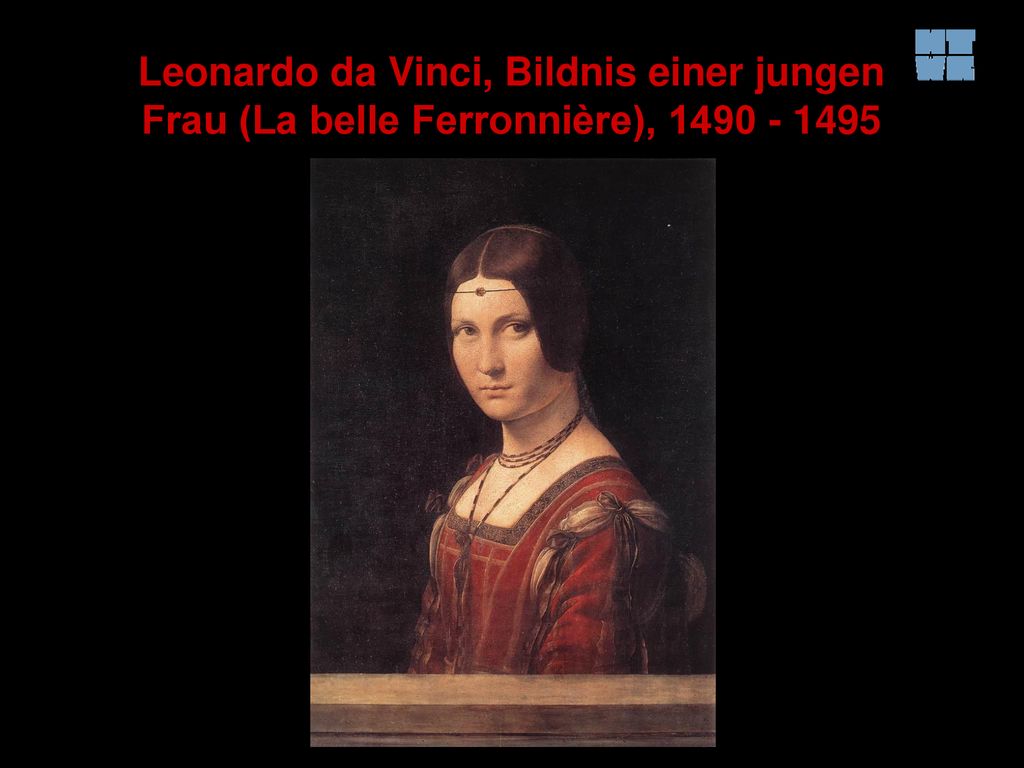 Leonardo da Vinci, Bildnis einer jungen Frau (La belle Ferronnière),