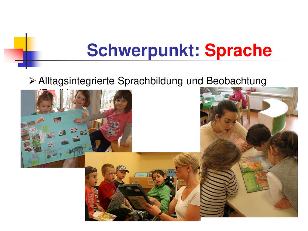 Schwerpunkt: Sprache Alltagsintegrierte Sprachbildung und Beobachtung (Basik) § 36 Absatz 2 Schulgesetz NRW *Kibiz.