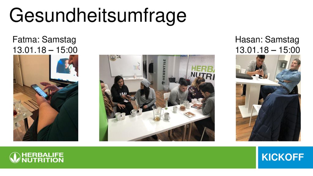 Gesundheitsumfrage Fatma: Samstag – 15:00