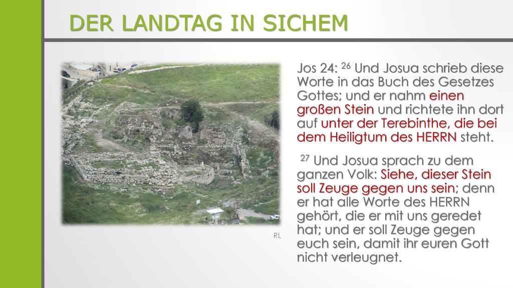 Der Landtag in Sichem