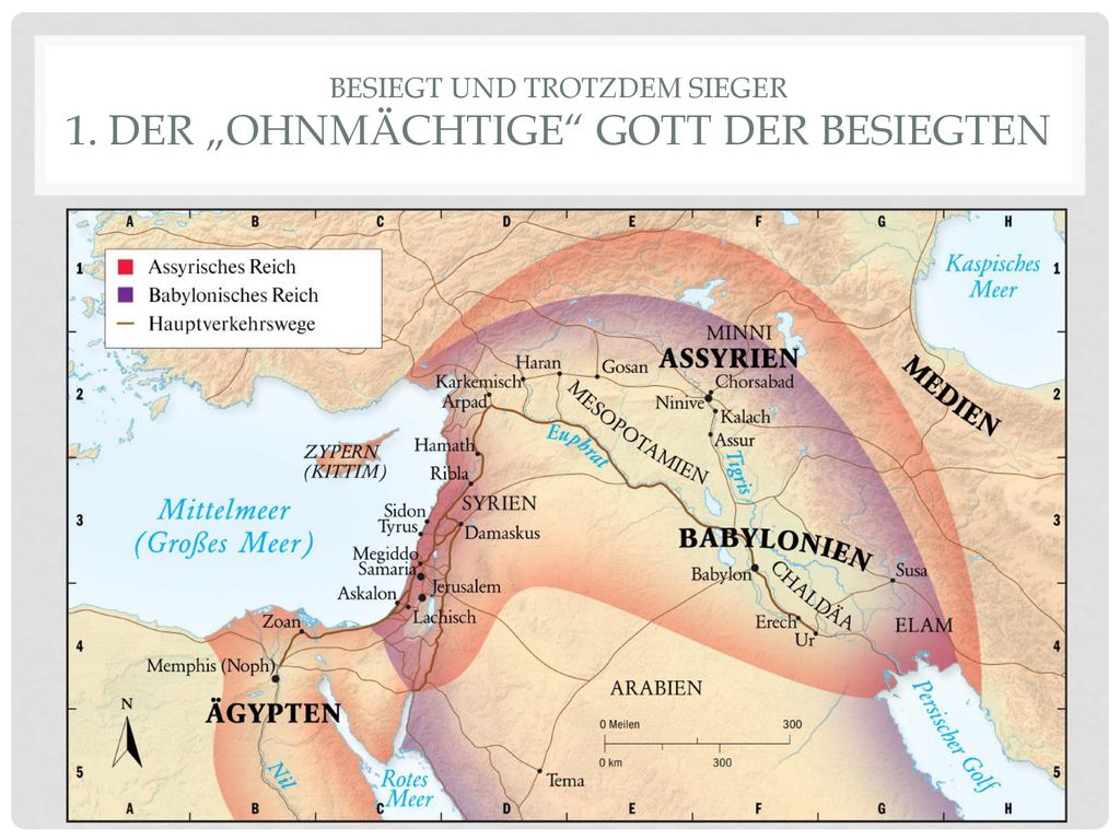 Besiegt und Trotzdem Sieger 1. Der „ohnmächtige Gott der Besiegten
