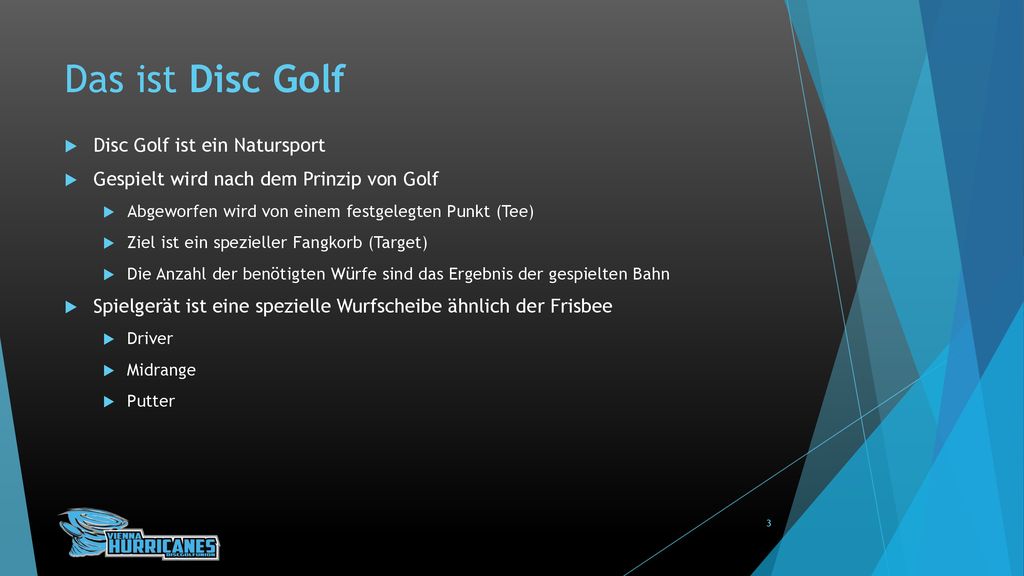 Das ist Disc Golf Disc Golf ist ein Natursport