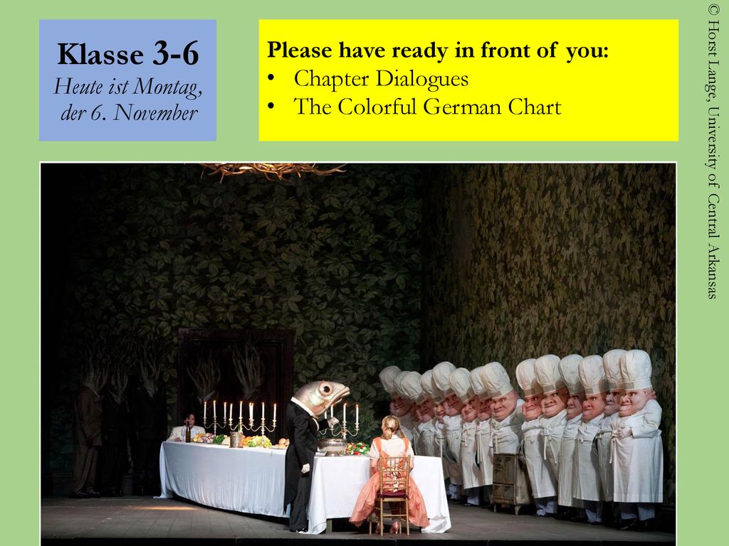 Klasse 3-6 Heute ist Montag, der 6. November