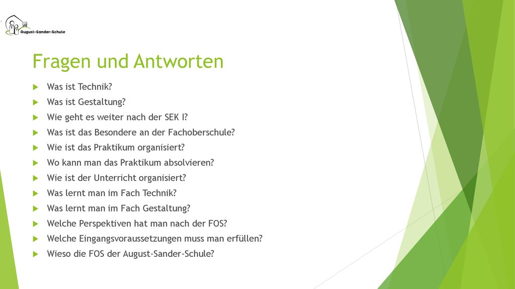 Fragen und Antworten Was ist Technik Was ist Gestaltung