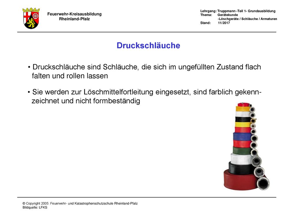 Druckschläuche Druckschläuche sind Schläuche, die sich im ungefüllten Zustand flach. falten und rollen lassen.