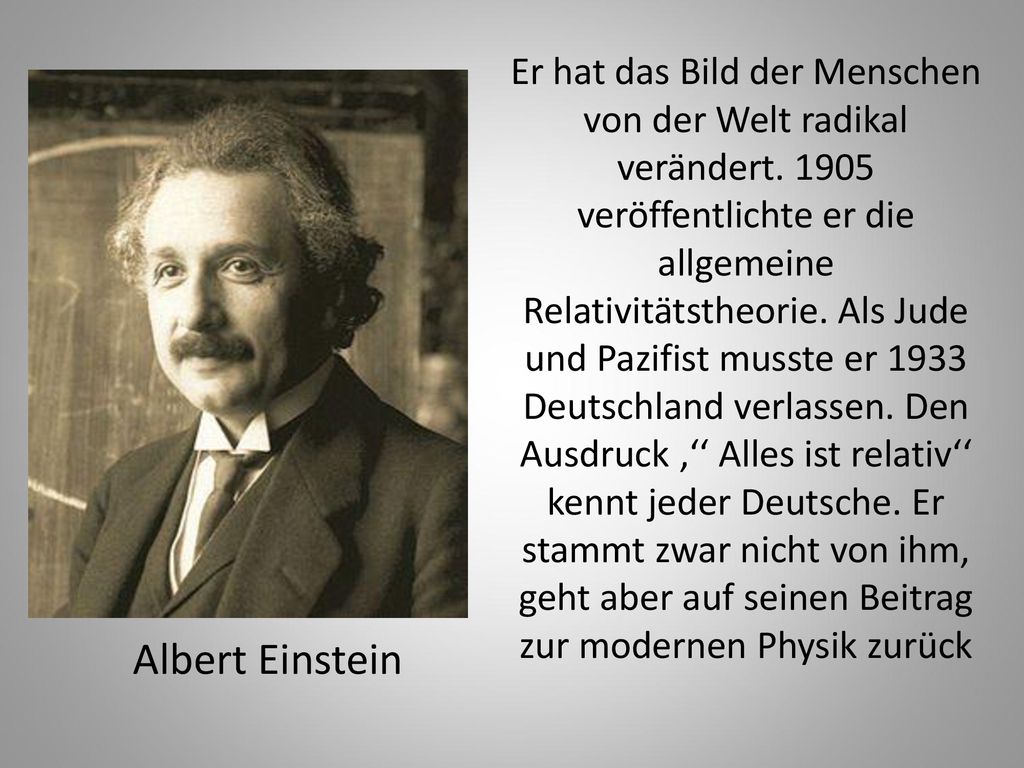 Er hat das Bild der Menschen von der Welt radikal verändert