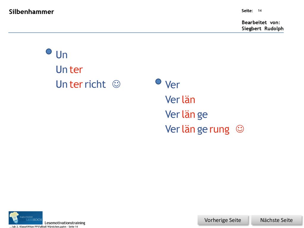 Un Un ter Un ter richt J Ver Ver län Ver län ge Ver län ge rung J