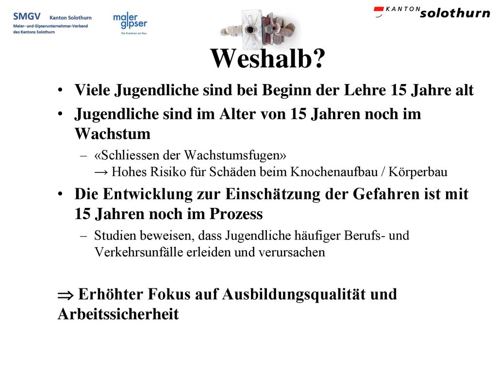 Weshalb Viele Jugendliche sind bei Beginn der Lehre 15 Jahre alt