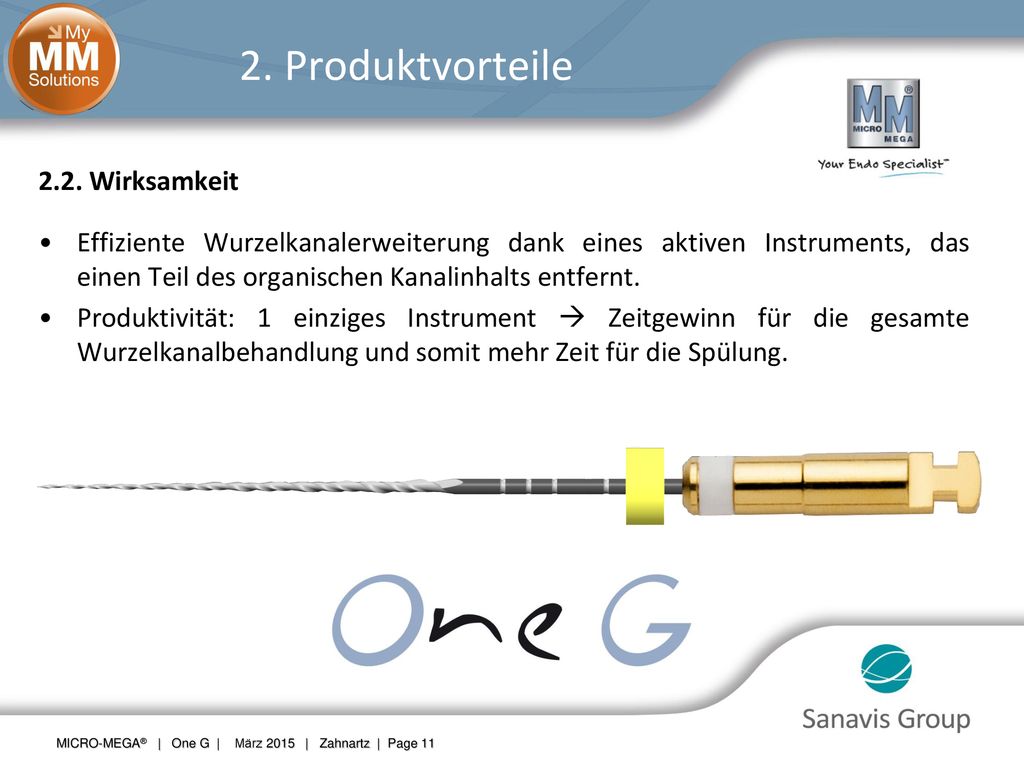 2. Produktvorteile 2.2. Wirksamkeit