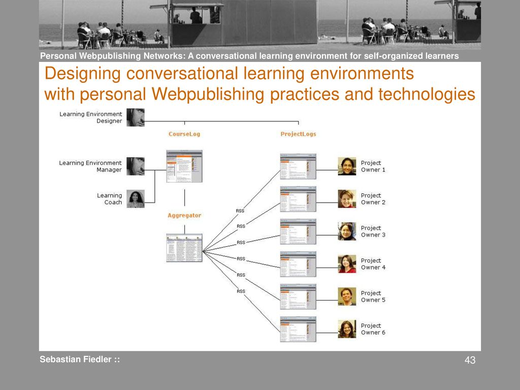 Designing conversational learning environments with personal Webpublishing practices and technologies