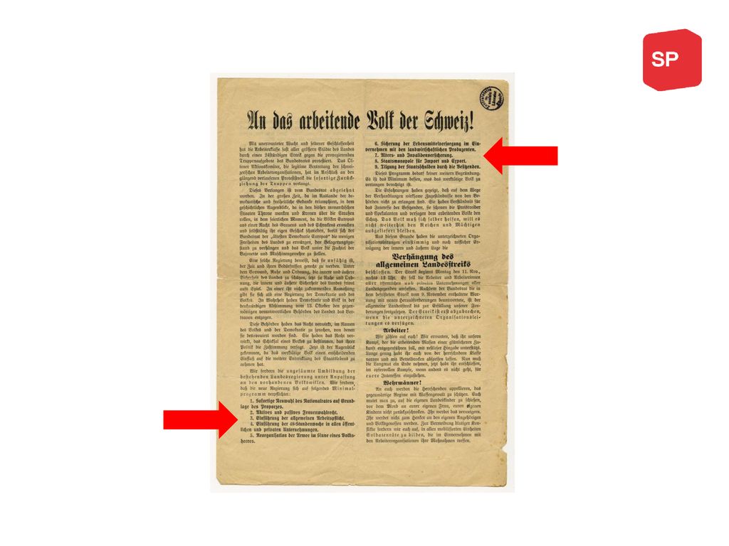 Diese seht ihr hier auch auf dem Flugblatt und besser lesbar auf der nächsten Folie.