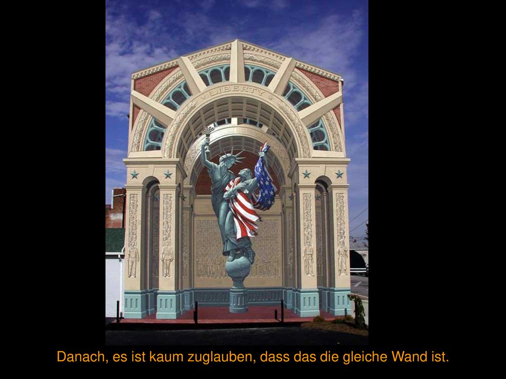 Danach, es ist kaum zuglauben, dass das die gleiche Wand ist.