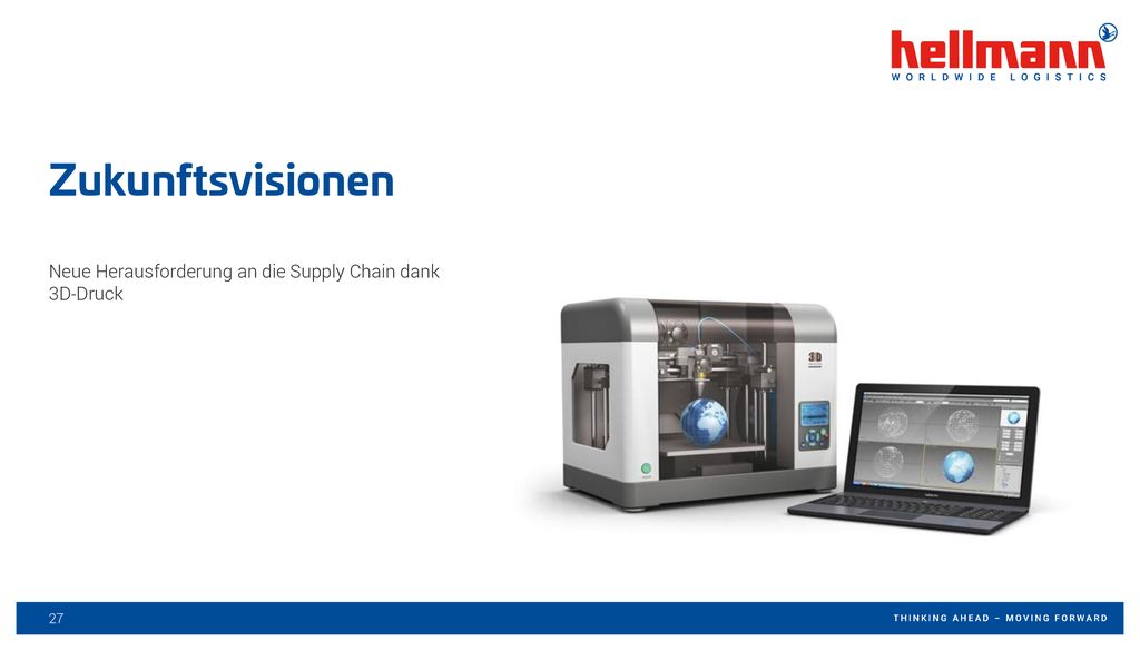 Zukunftsvisionen Neue Herausforderung an die Supply Chain dank 3D-Druck