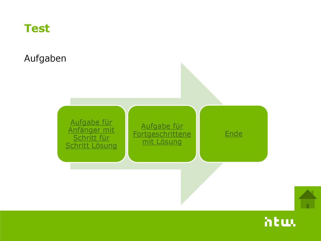 Test Aufgaben Aufgabe für Anfänger mit Schritt für Schritt Lösung