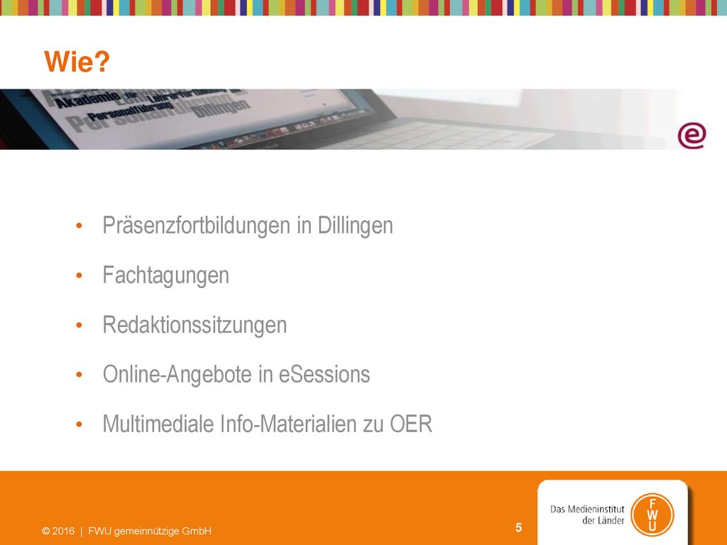 Wie Präsenzfortbildungen in Dillingen Fachtagungen