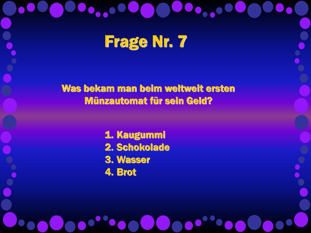 Was bekam man beim weltweit ersten Münzautomat für sein Geld
