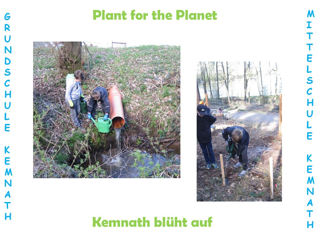 Plant for the Planet Kemnath blüht auf M G I R T U N E D L S S C C H H