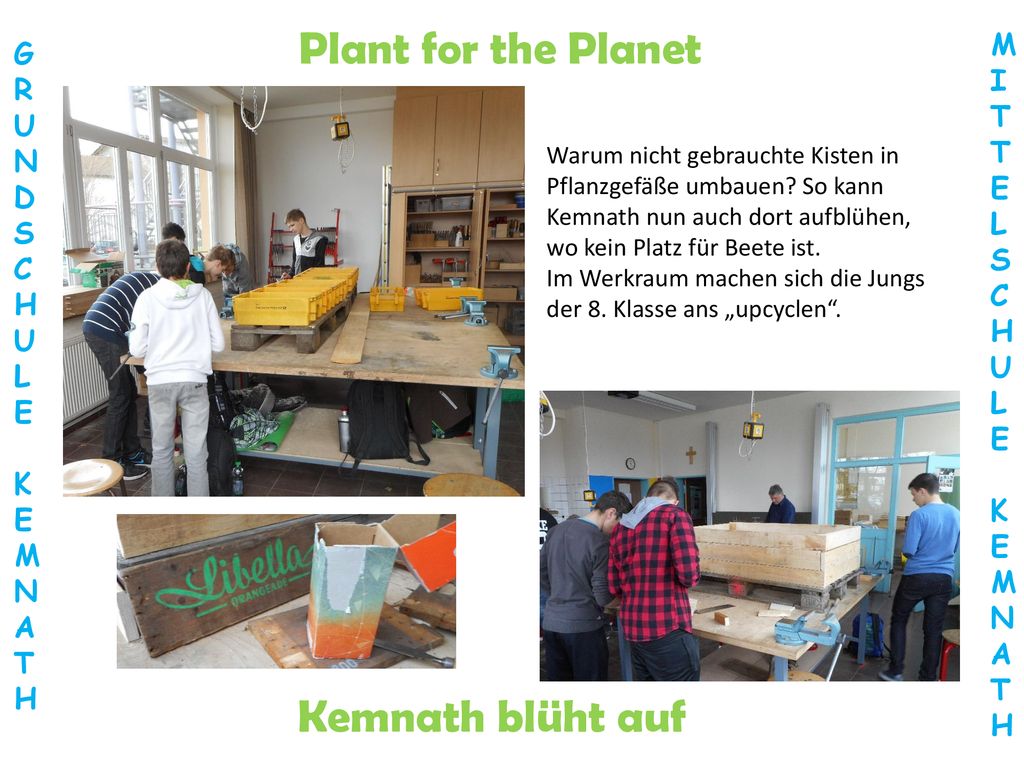 Plant for the Planet Kemnath blüht auf M G I R T U N E D L S S C C H H