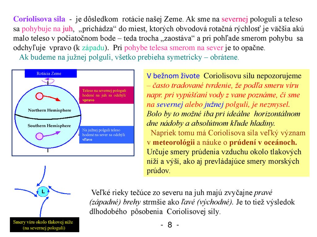 Ak budeme na južnej polguli, všetko prebieha symetricky – obrátene.