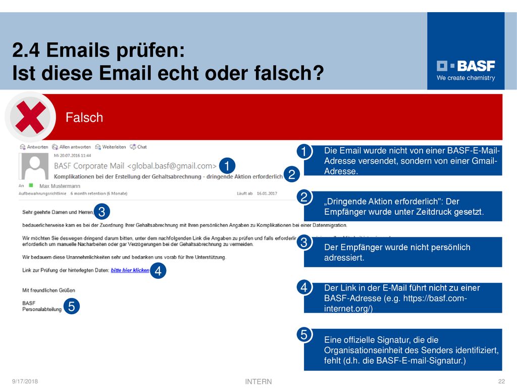 2.4  s prüfen: Ist diese  echt oder falsch