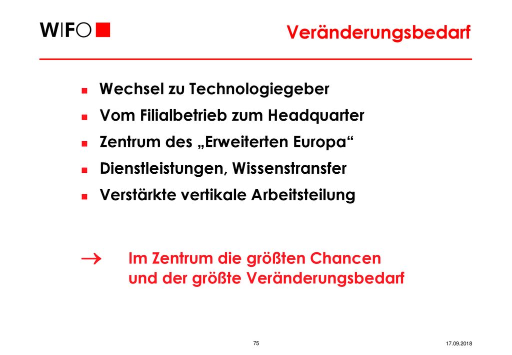  Im Zentrum die größten Chancen und der größte Veränderungsbedarf