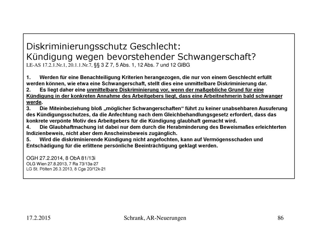 Schrank, AR-Neuerungen