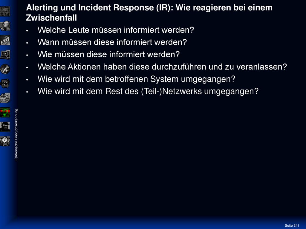 Alerting und Incident Response (IR): Wie reagieren bei einem Zwischenfall