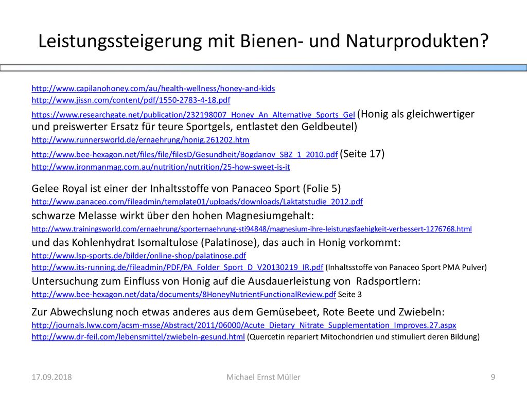Leistungssteigerung mit Bienen- und Naturprodukten