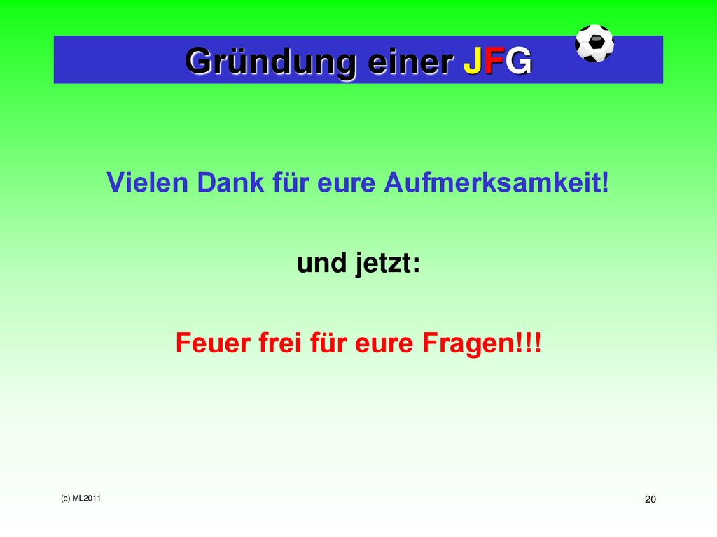 Vielen Dank für eure Aufmerksamkeit! Feuer frei für eure Fragen!!!