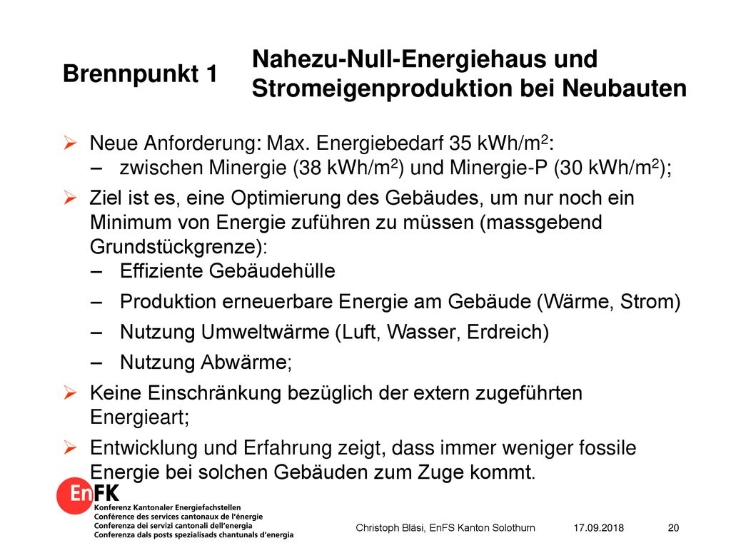 Nahezu-Null-Energiehaus und Stromeigenproduktion bei Neubauten