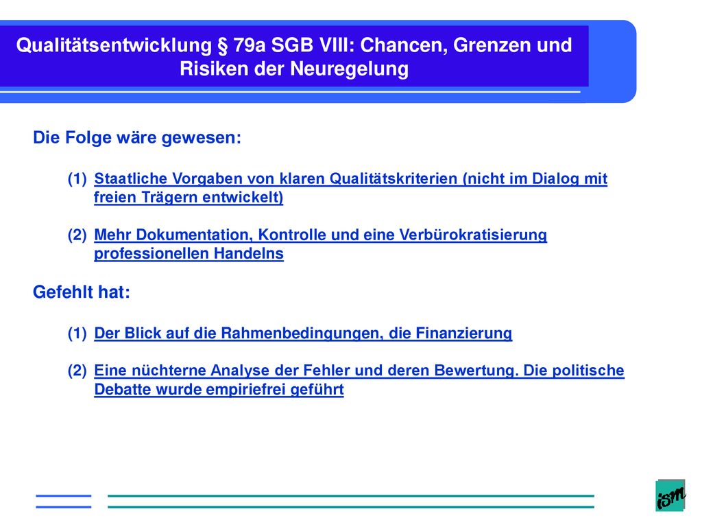 Qualitätsentwicklung § 79a SGB VIII: Chancen, Grenzen und Risiken der Neuregelung