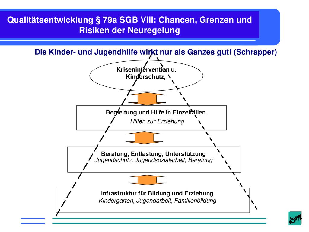 Die Kinder- und Jugendhilfe wirkt nur als Ganzes gut! (Schrapper)