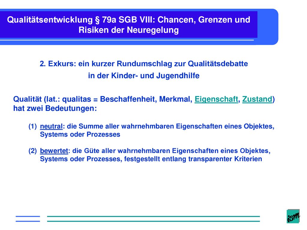 Qualitätsentwicklung § 79a SGB VIII: Chancen, Grenzen und Risiken der Neuregelung