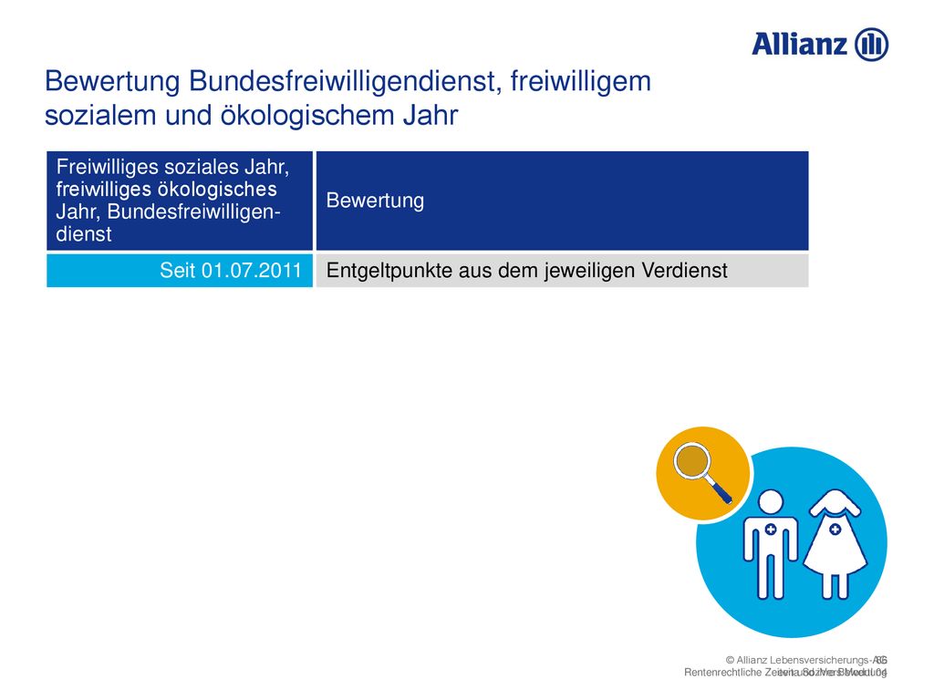 Bewertung Bundesfreiwilligendienst, freiwilligem sozialem und ökologischem Jahr