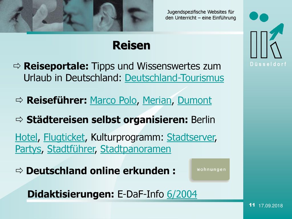 Reisen Reiseportale: Tipps und Wissenswertes zum Urlaub in Deutschland: Deutschland-Tourismus. Reiseführer: Marco Polo, Merian, Dumont.