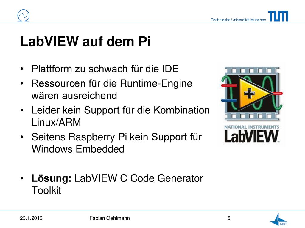 LabVIEW auf dem Pi Plattform zu schwach für die IDE