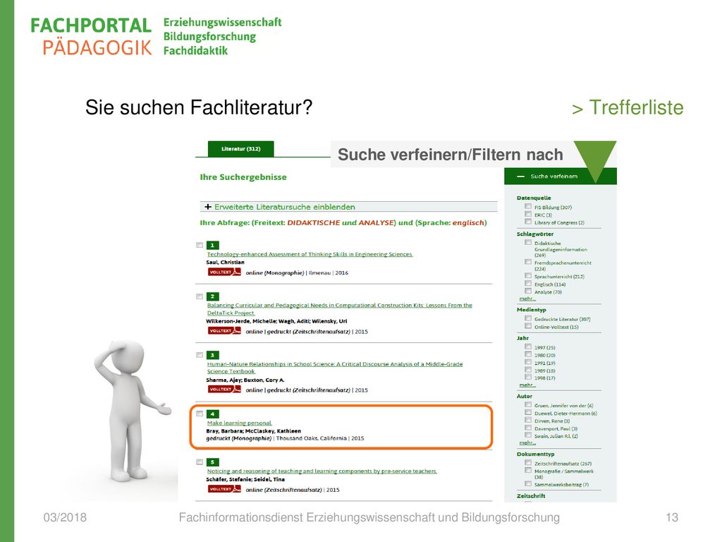 Sie suchen Fachliteratur > Trefferliste
