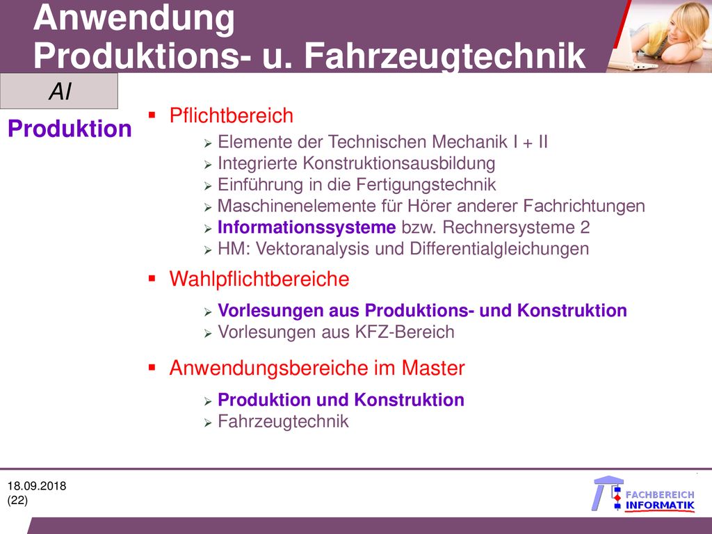 Anwendung Produktions- u. Fahrzeugtechnik