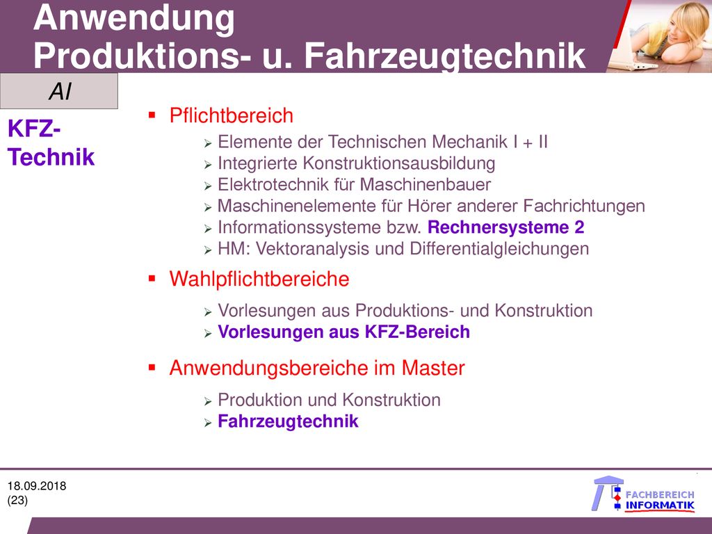 Anwendung Produktions- u. Fahrzeugtechnik