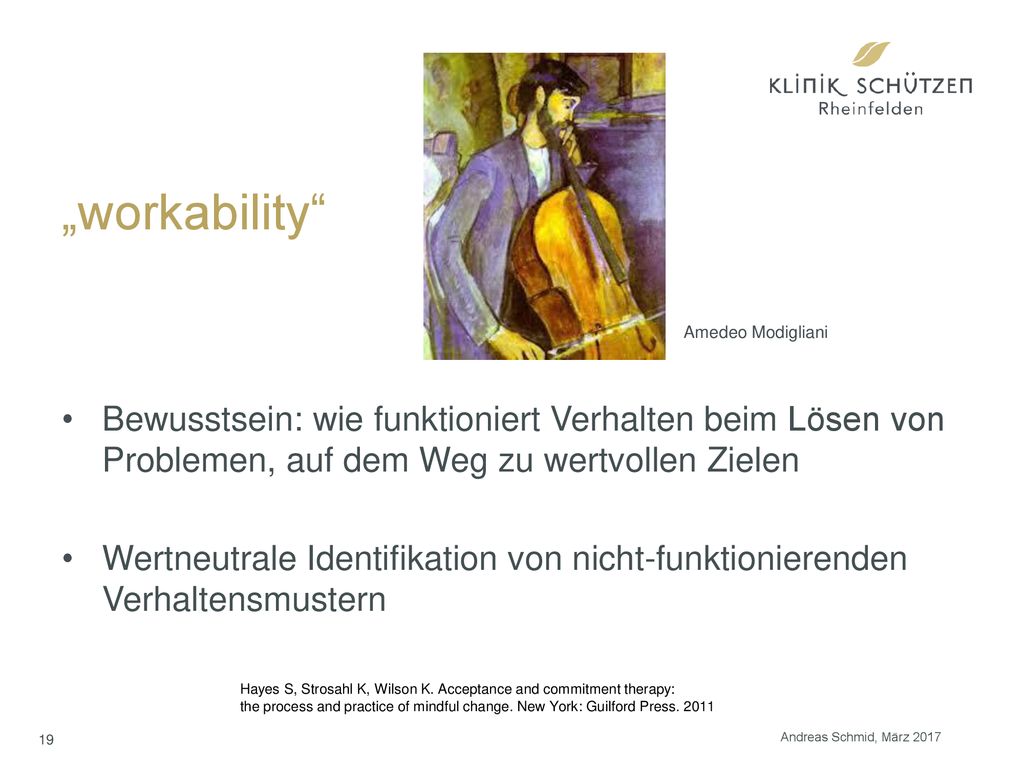 „workability Amedeo Modigliani. Bewusstsein: wie funktioniert Verhalten beim Lösen von Problemen, auf dem Weg zu wertvollen Zielen.