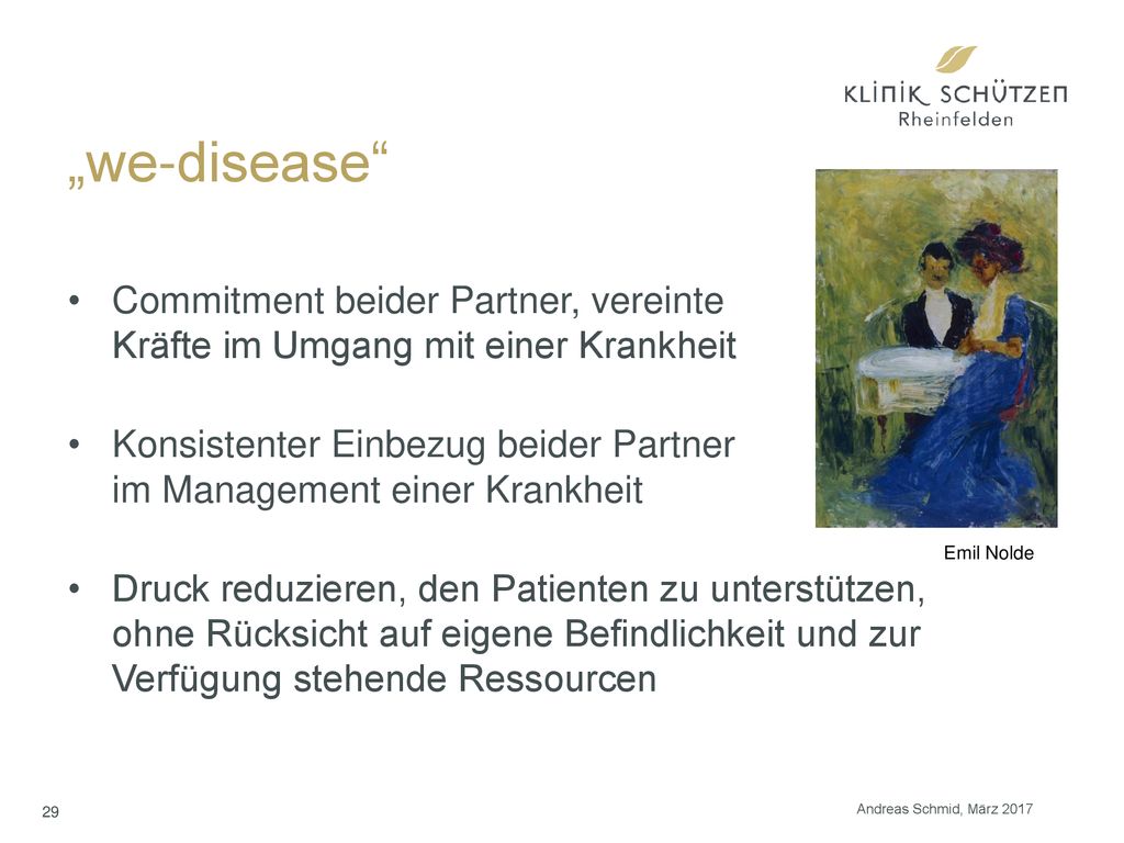 „we-disease Commitment beider Partner, vereinte Kräfte im Umgang mit einer Krankheit.