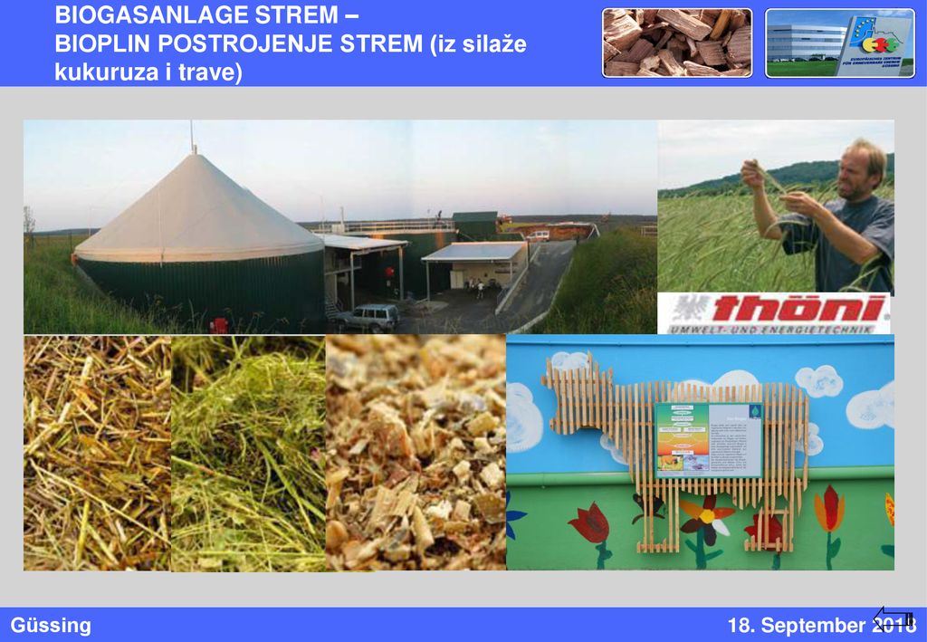 BIOGASANLAGE STREM – BIOPLIN POSTROJENJE STREM (iz silaže kukuruza i trave)