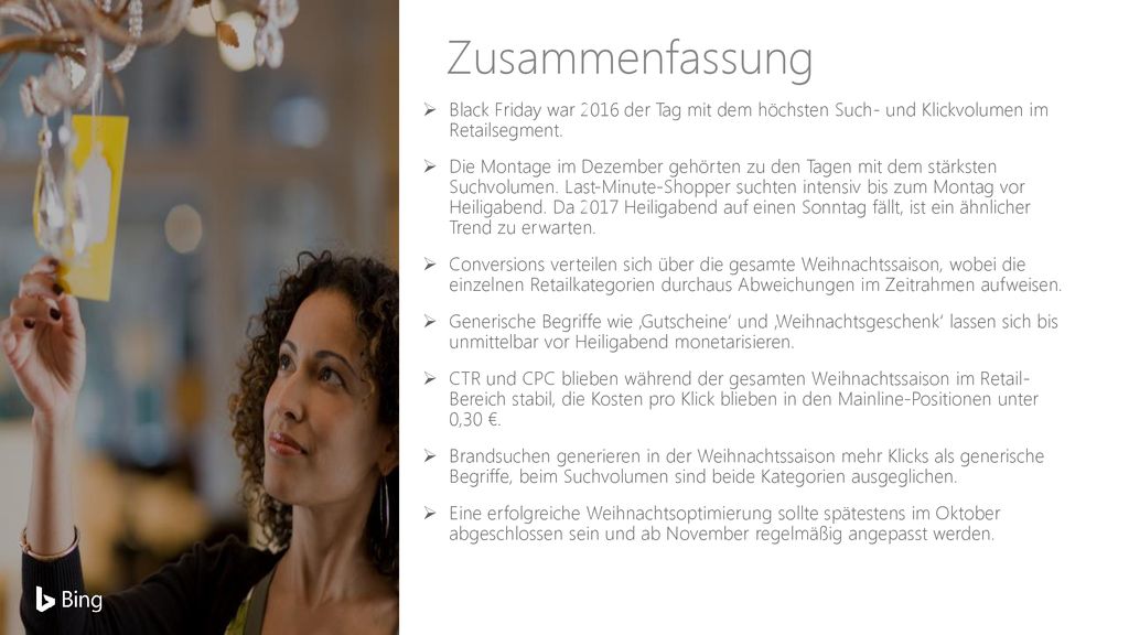 Zusammenfassung Black Friday war 2016 der Tag mit dem höchsten Such- und Klickvolumen im Retailsegment.
