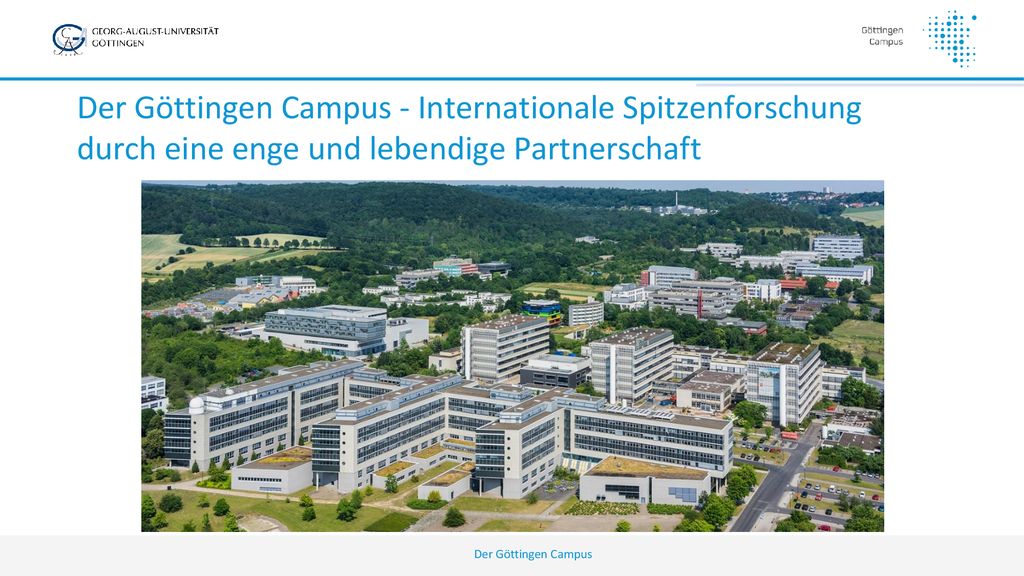 Der Göttingen Campus - Internationale Spitzenforschung durch eine enge und lebendige Partnerschaft